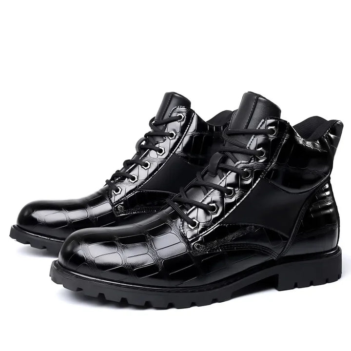 Dante - Crocodile Leather Boots
