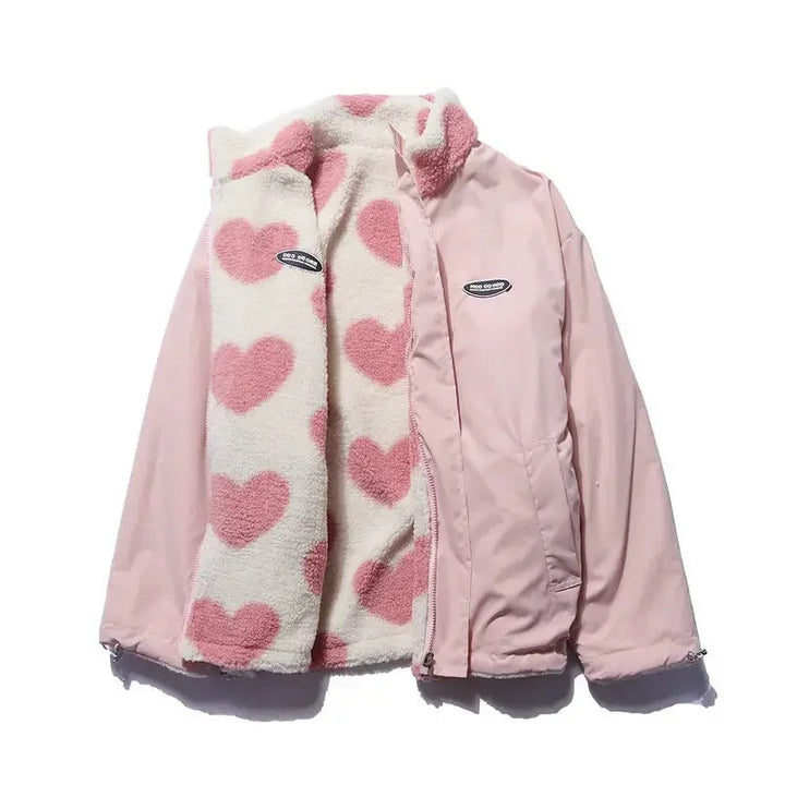 Cecily | Reversible Heart Jacket