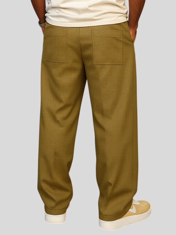 Edgar - Elegant Men's Pants with Drawstring
