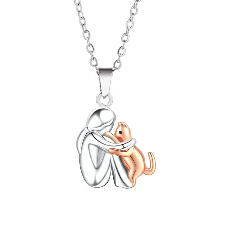 Cat Hug - Necklace