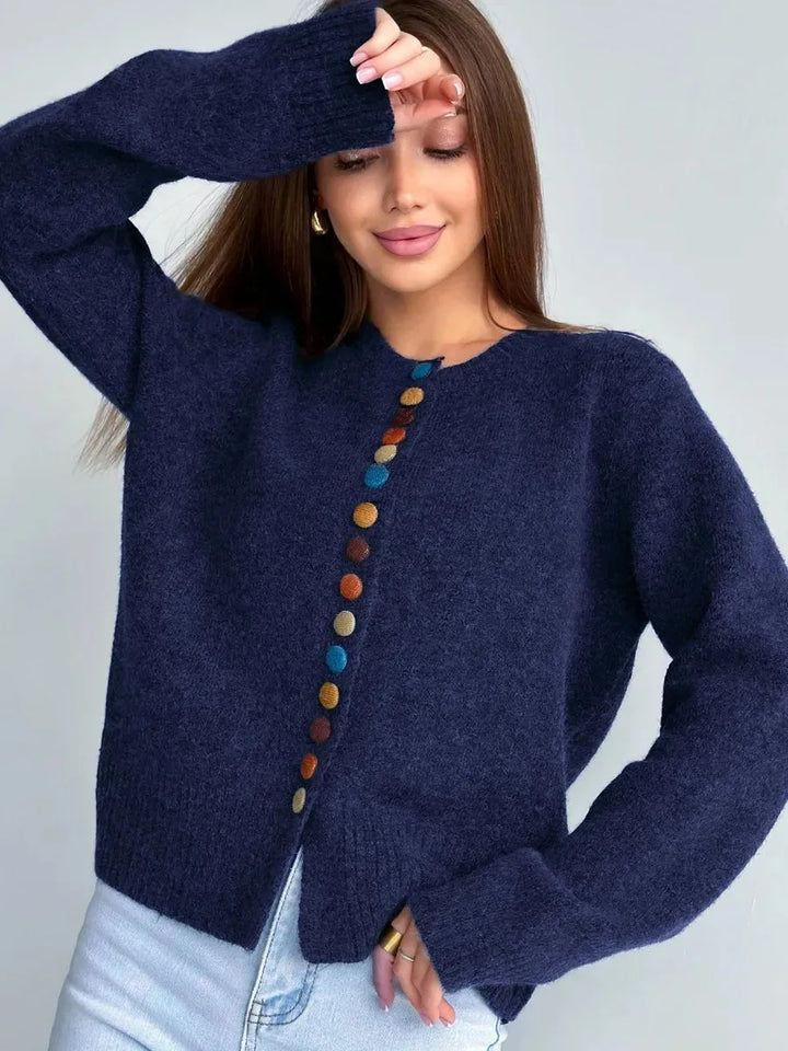 Nicola | Cardigan with Button Detail