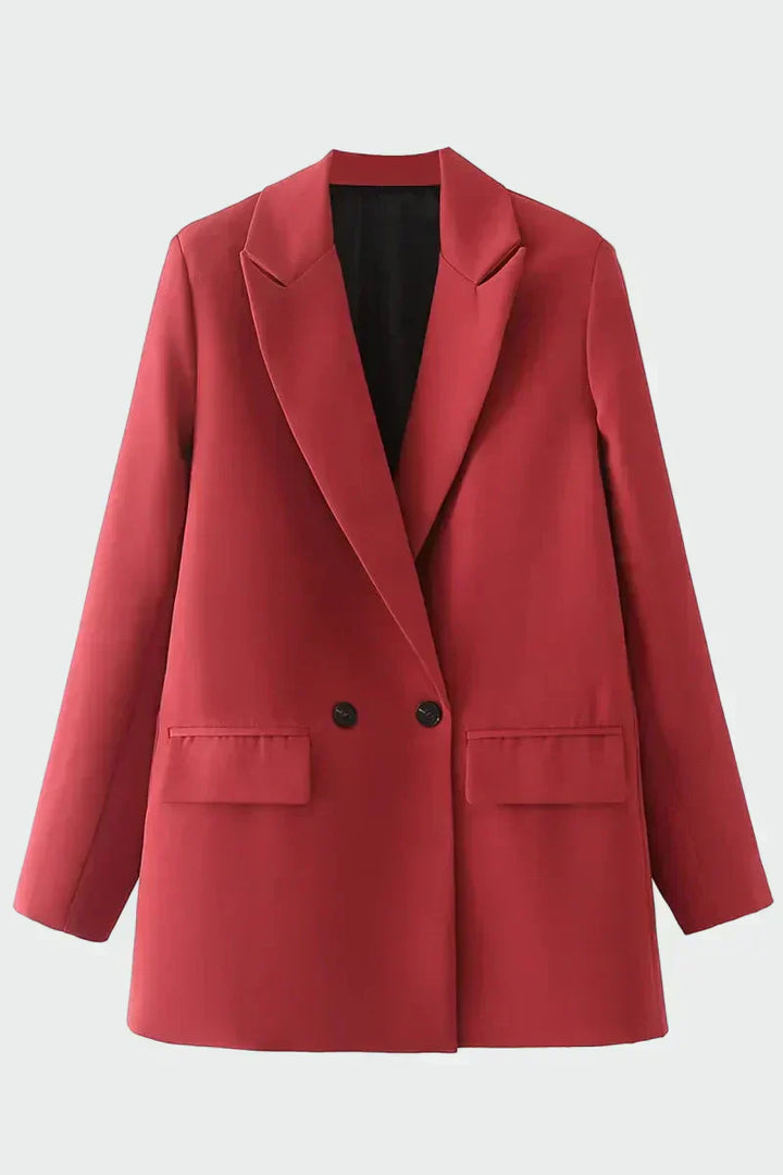 Oversized Coat with Modern Lines
