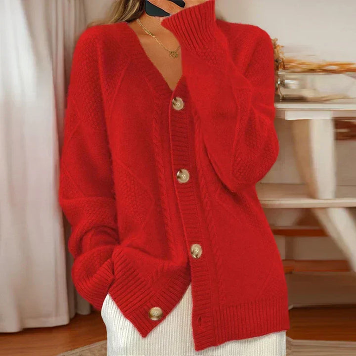 Eloise | Ribbed Knit Cardigan