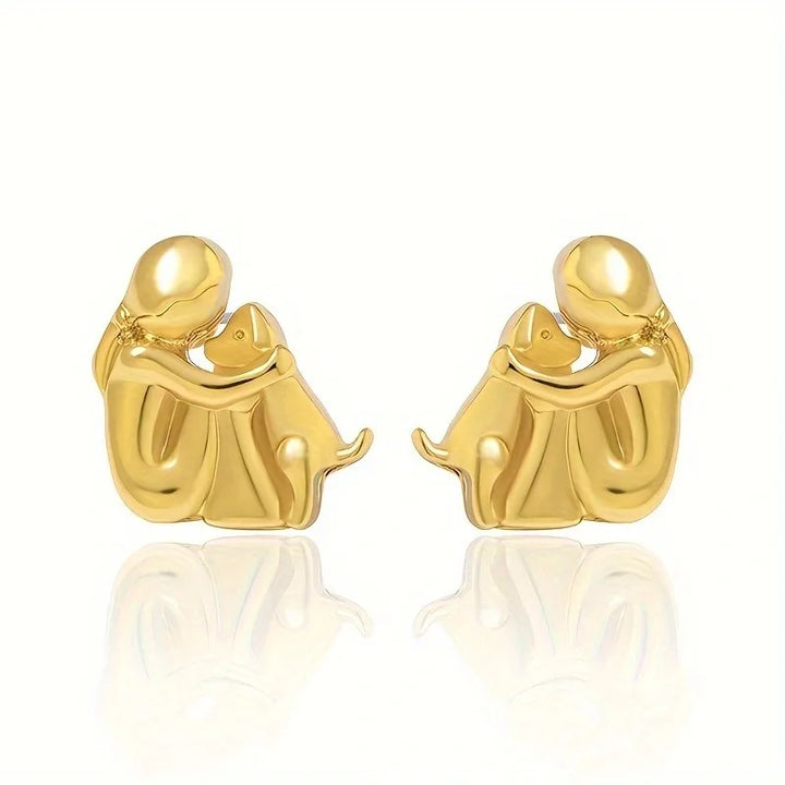 Dog Hug - Earrings