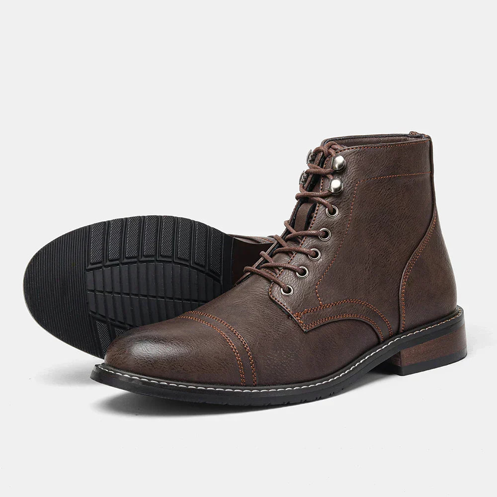 Vance - Retro Derby Boots