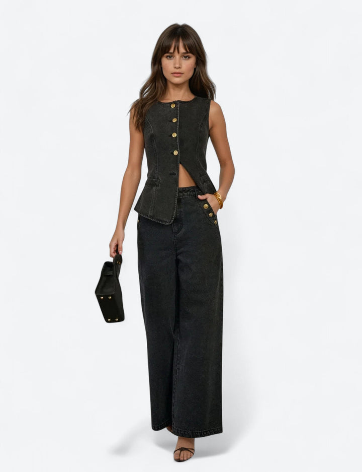 Aspen | Elegant Denim Set