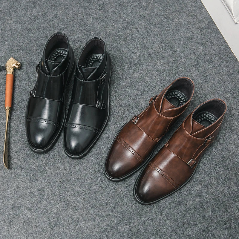 Ferris - Double Buckle Boots