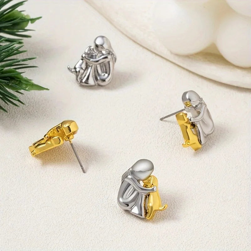 Dog Hug - Earrings
