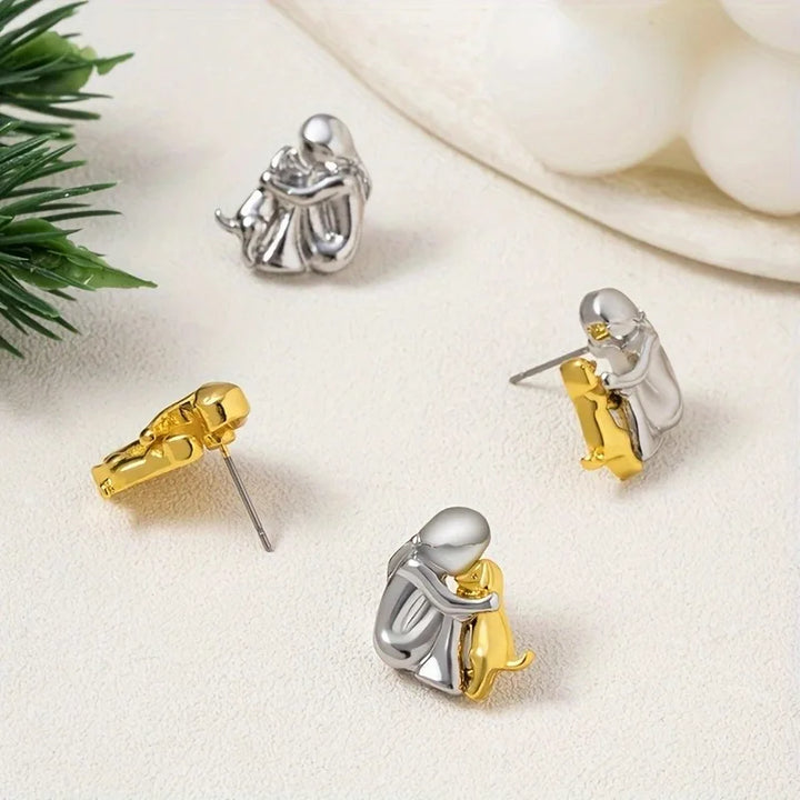Dog Hug - Earrings