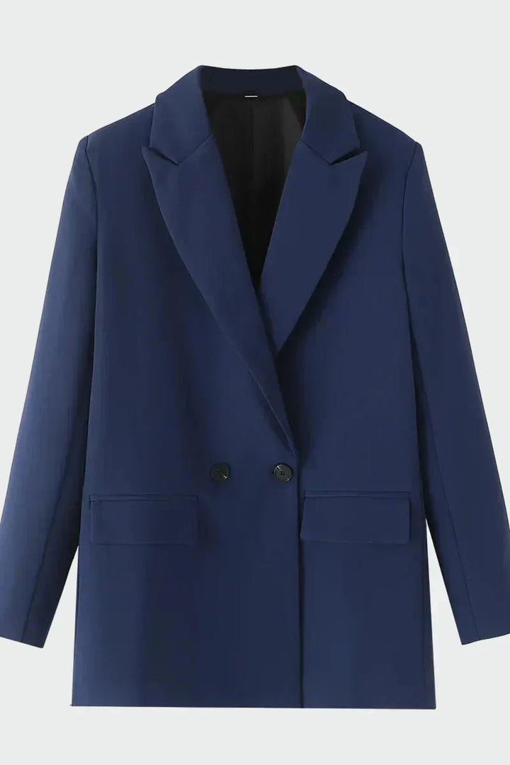Oversized Coat with Modern Lines