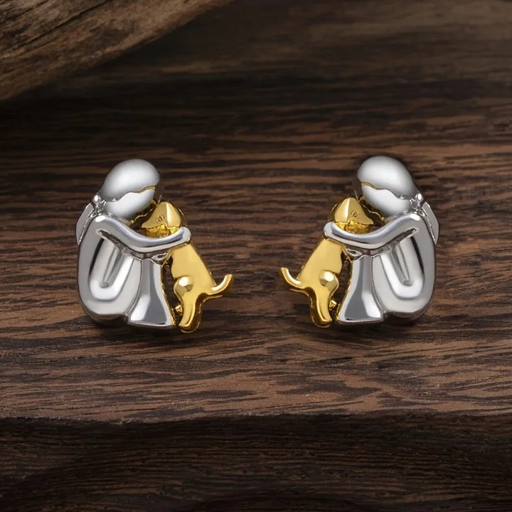 Dog Hug - Earrings