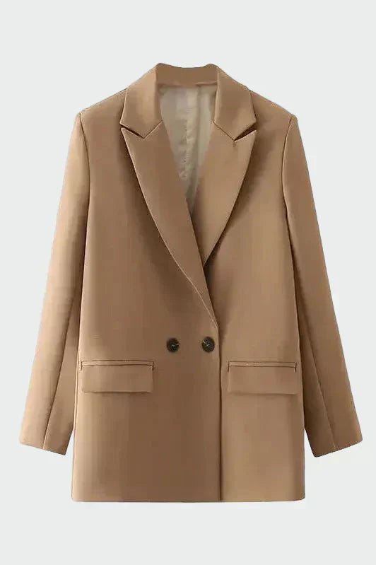 Oversized Coat with Modern Lines