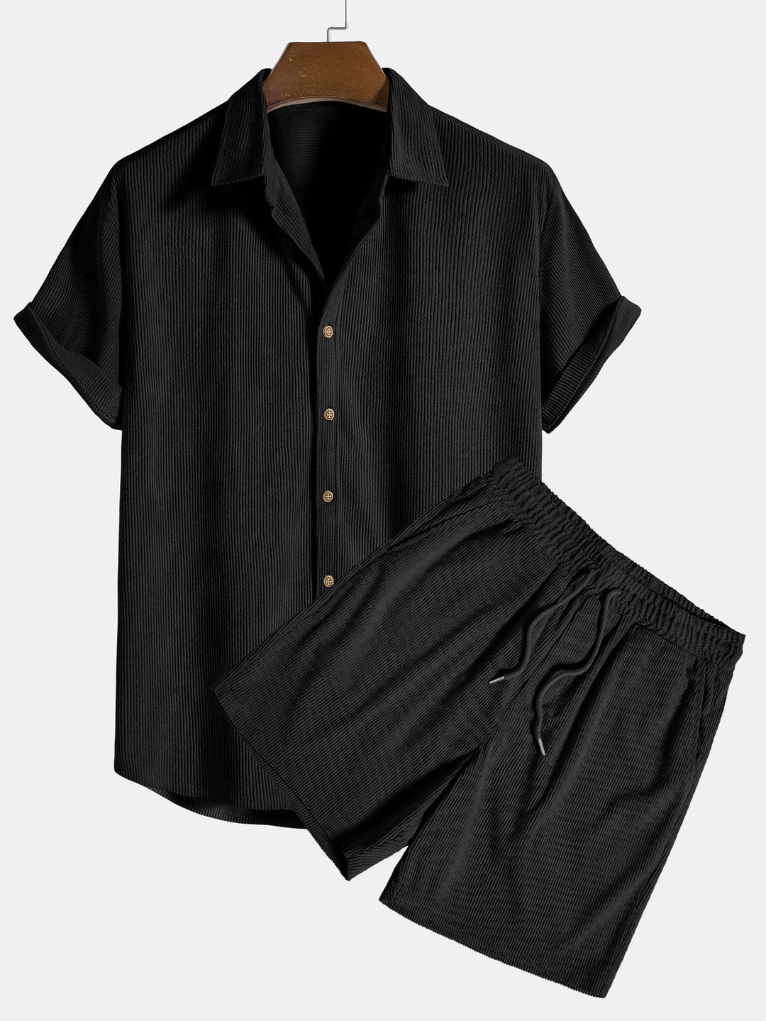 Corduroy Shirt Set