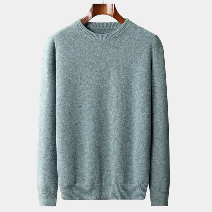 Kyle - Mixed Knit Round Neck Jumper