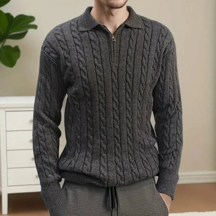 Evan - Adjustable Knit Pullover