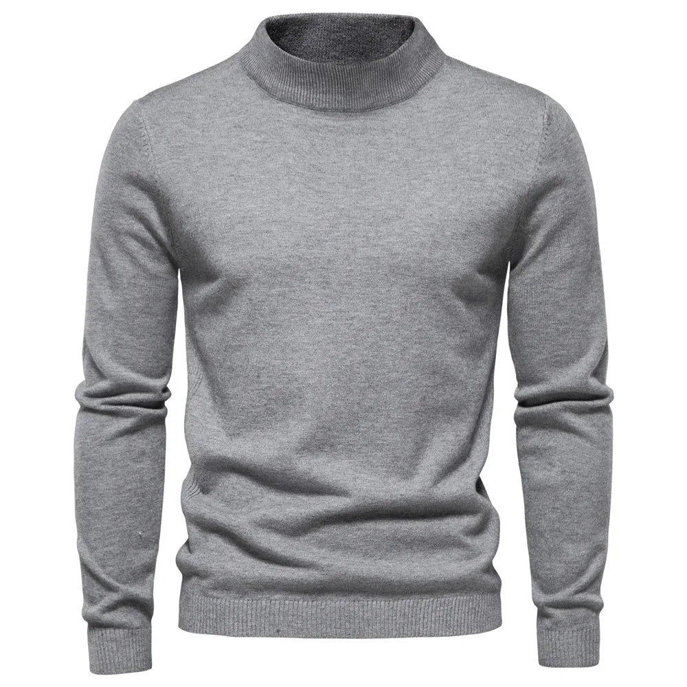 Julian - High Neck Mixed Sweater