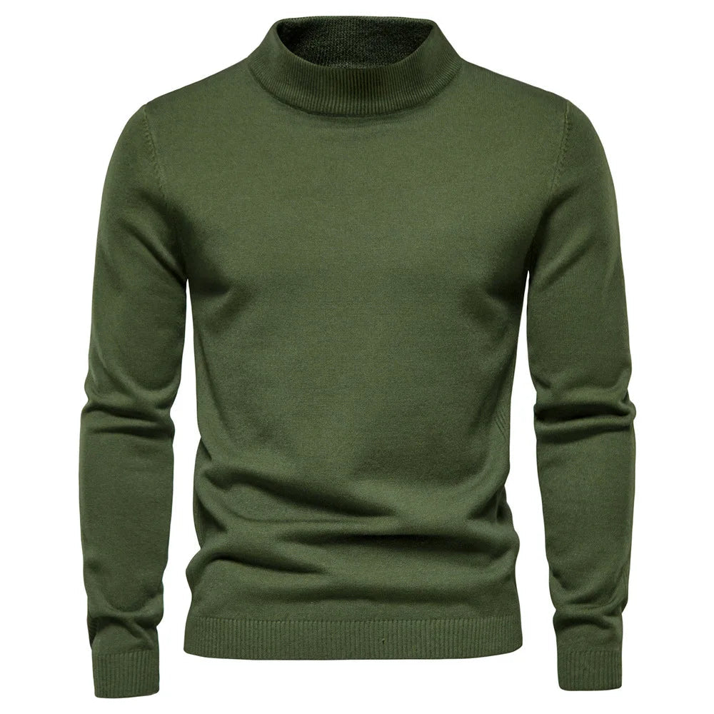 Julian - High Neck Mixed Sweater