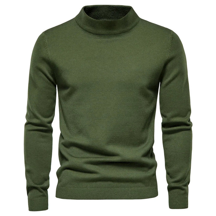 Julian - High Neck Mixed Sweater