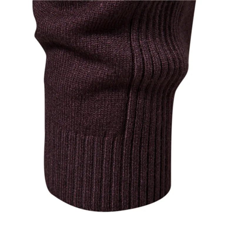 Julian - High Neck Mixed Sweater