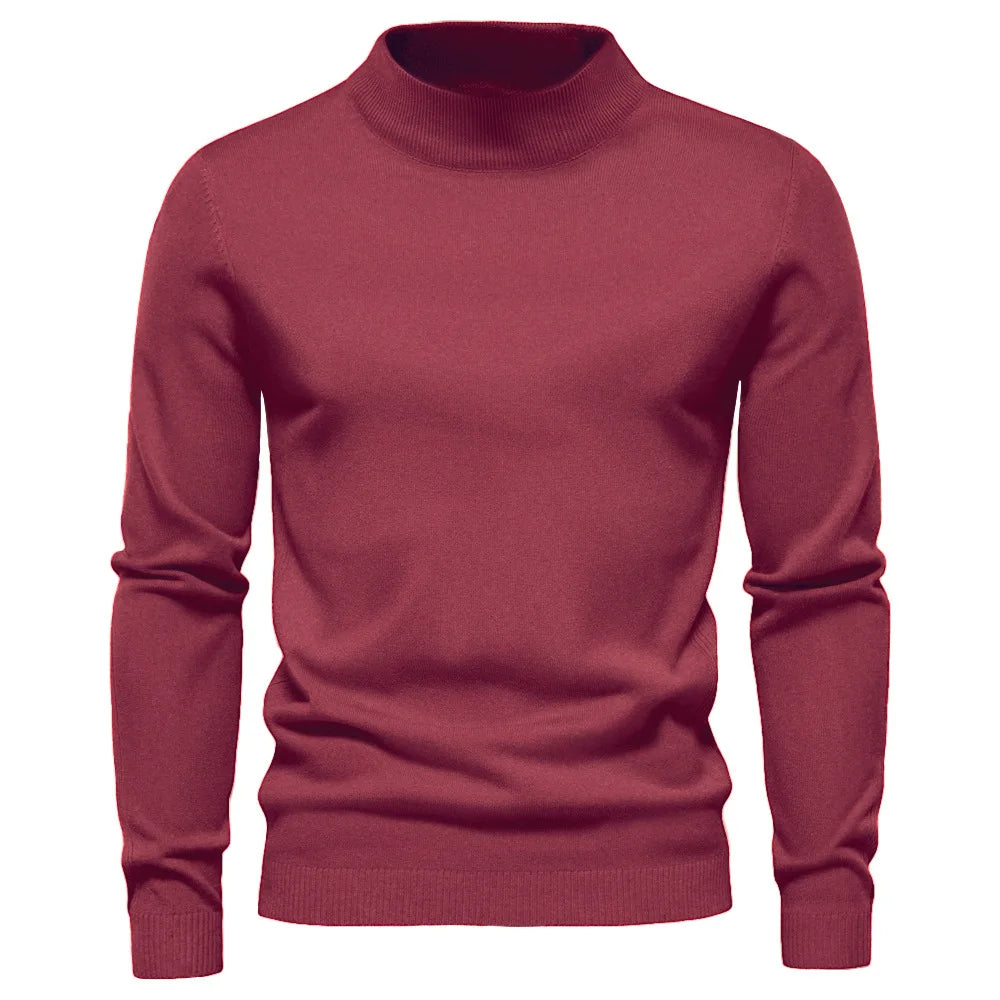 Julian - High Neck Mixed Sweater