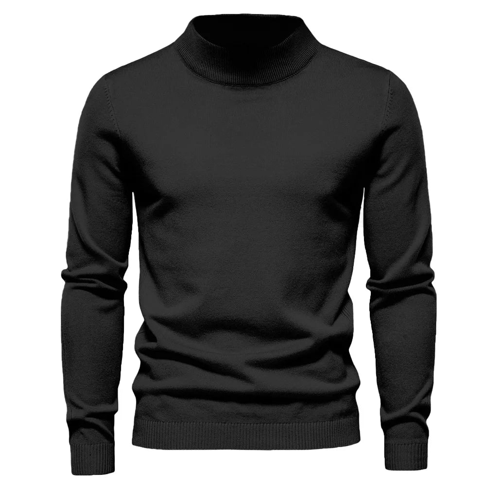 Julian - High Neck Mixed Sweater