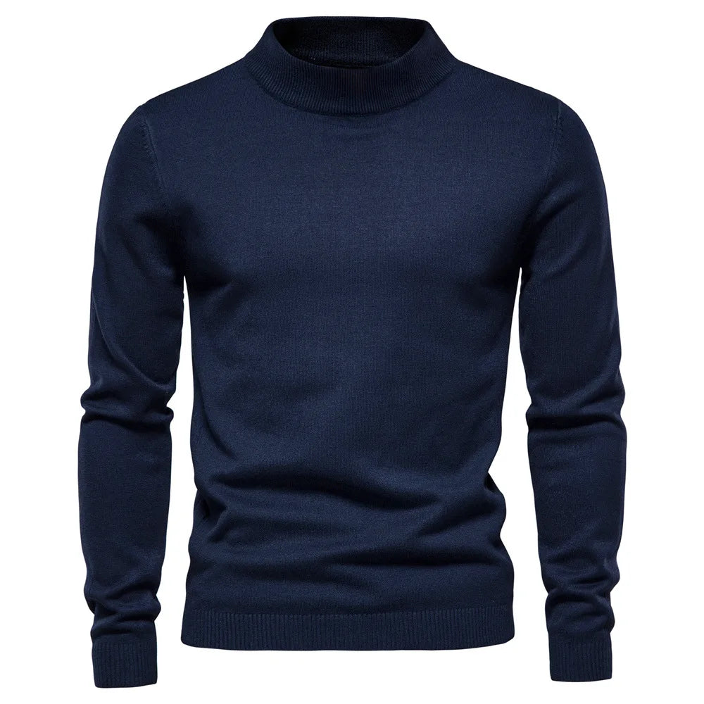 Julian - High Neck Mixed Sweater