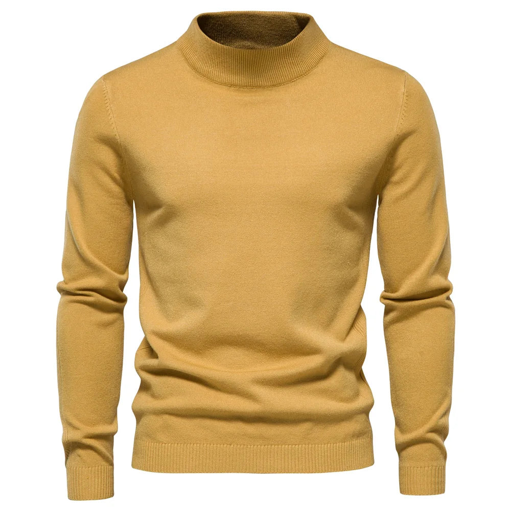 Julian - High Neck Mixed Sweater