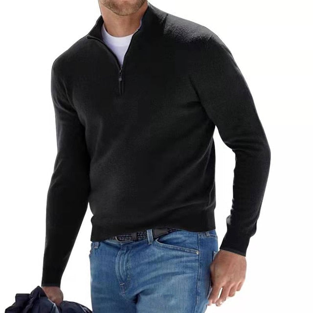 Marcus - Zip Knit Sweater