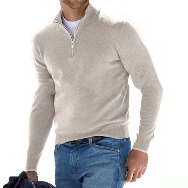 Marcus - Zip Knit Sweater