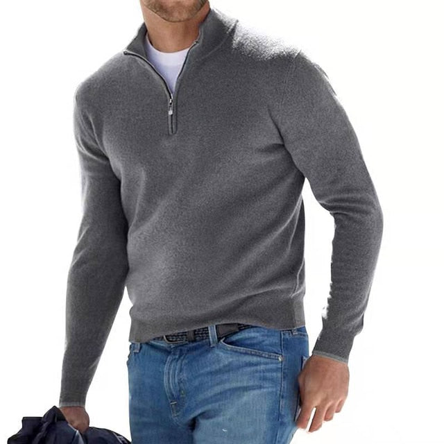 Marcus - Zip Knit Sweater