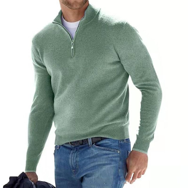 Marcus - Zip Knit Sweater