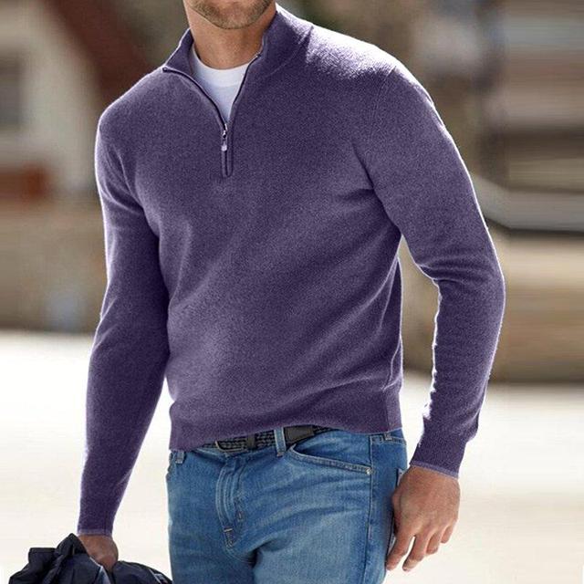 Marcus - Zip Knit Sweater