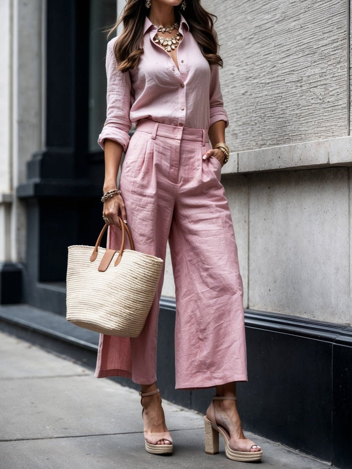 Isla - Casual Chic Look Pink