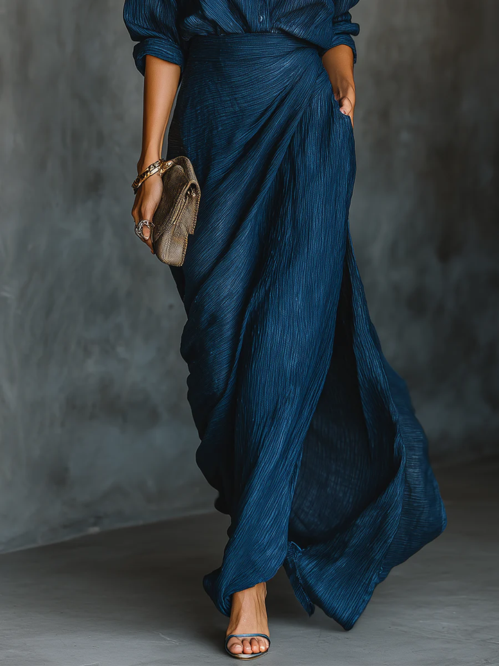 Adriana | Elegant Set Blouse & Long Skirt