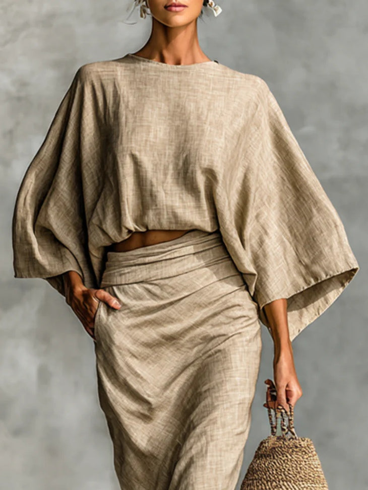 Alaina | Coordinated 2-Piece Set with Skirt
