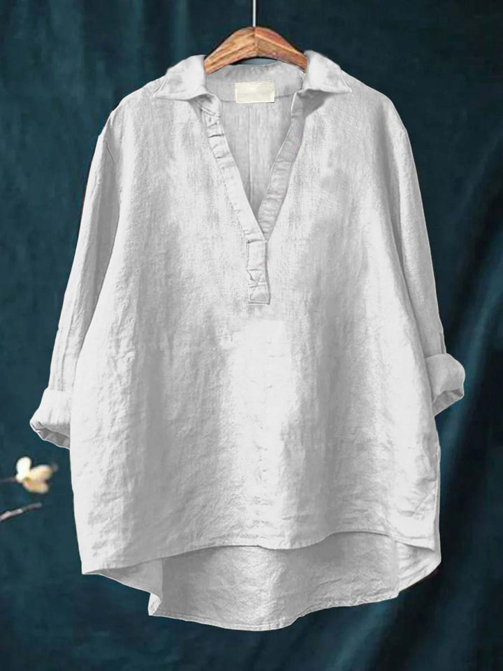 Wanda | Elegant Linen Blouse for Summer