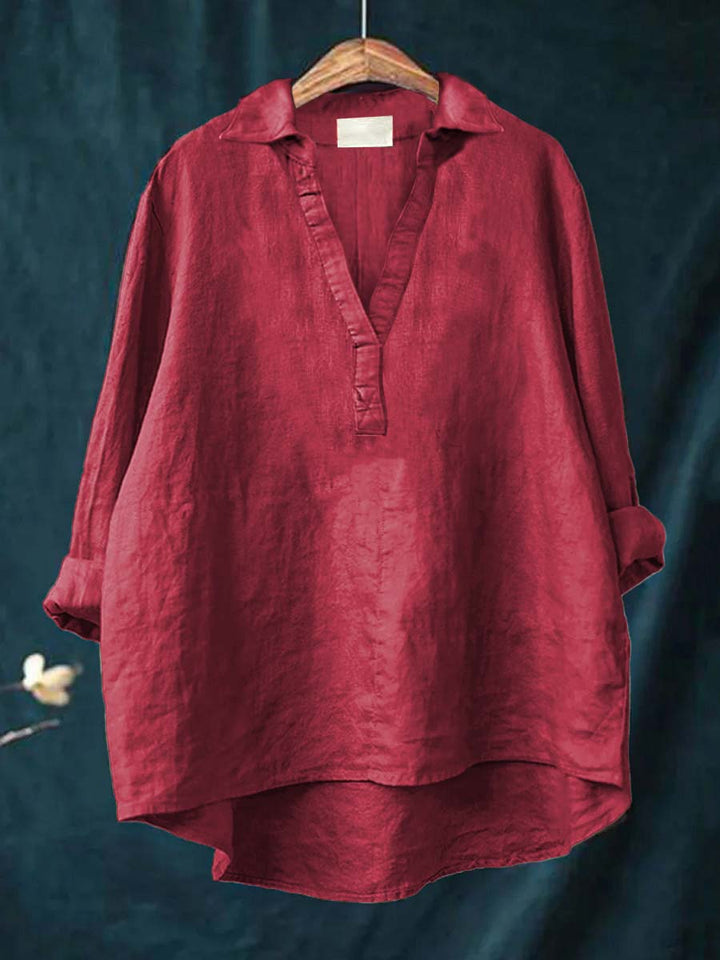 Wanda | Elegant Linen Blouse for Summer