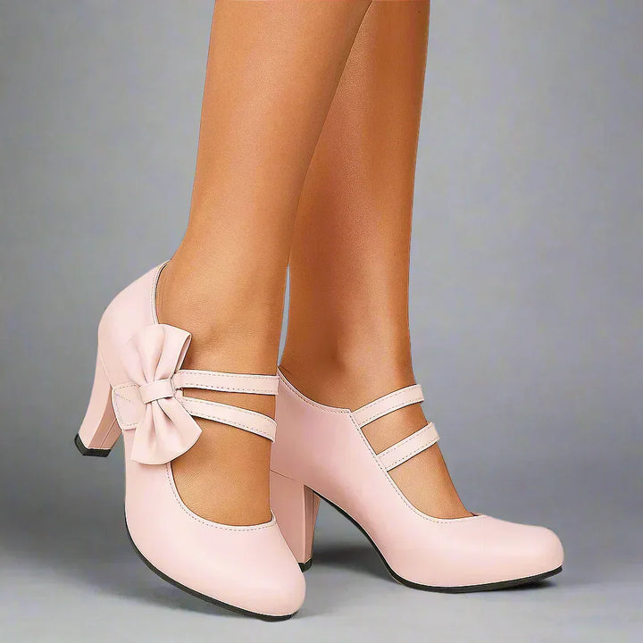 Belva | Heels with Bow