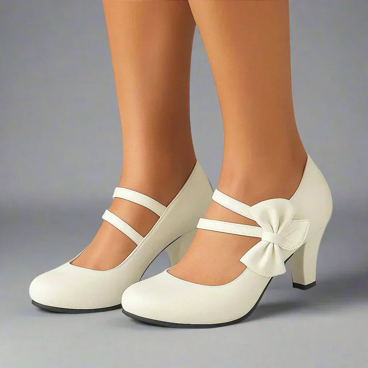 Belva | Heels with Bow
