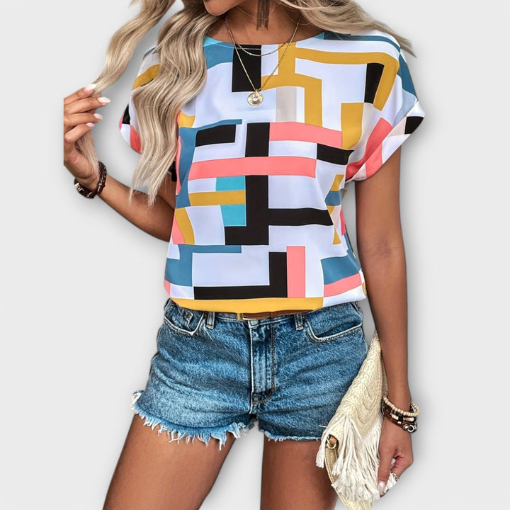 Monica | Short Sleeve Blouse