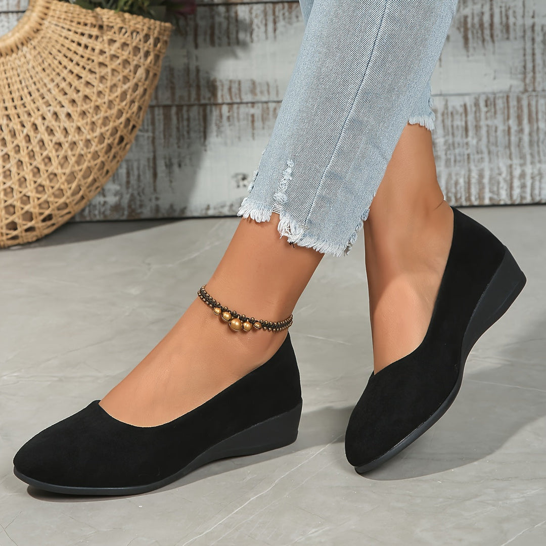 Eliane | Comfortable ballet flats with wedge heel