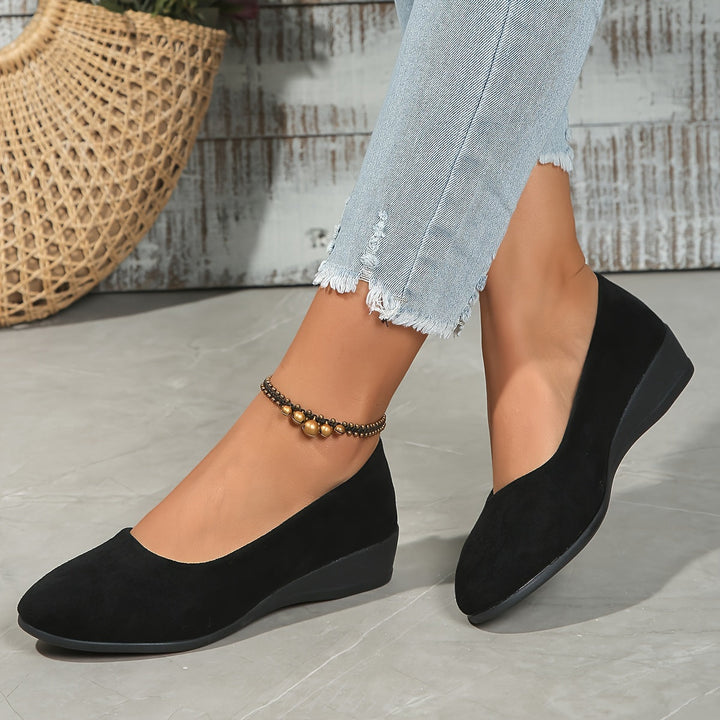 Eliane | Comfortable ballet flats with wedge heel