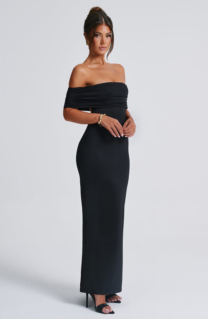 Eleanor | Refined Long Bardot Dress
