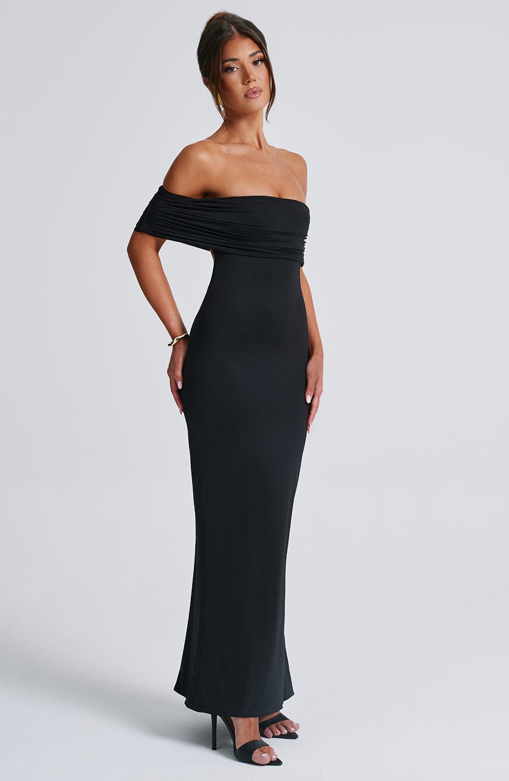 Eleanor | Refined Long Bardot Dress