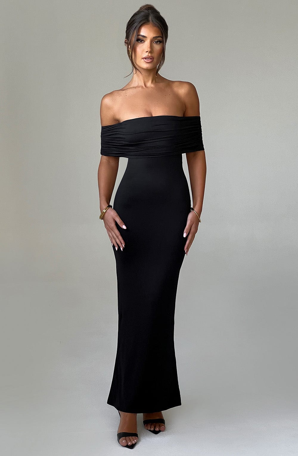 Eleanor | Refined Long Bardot Dress