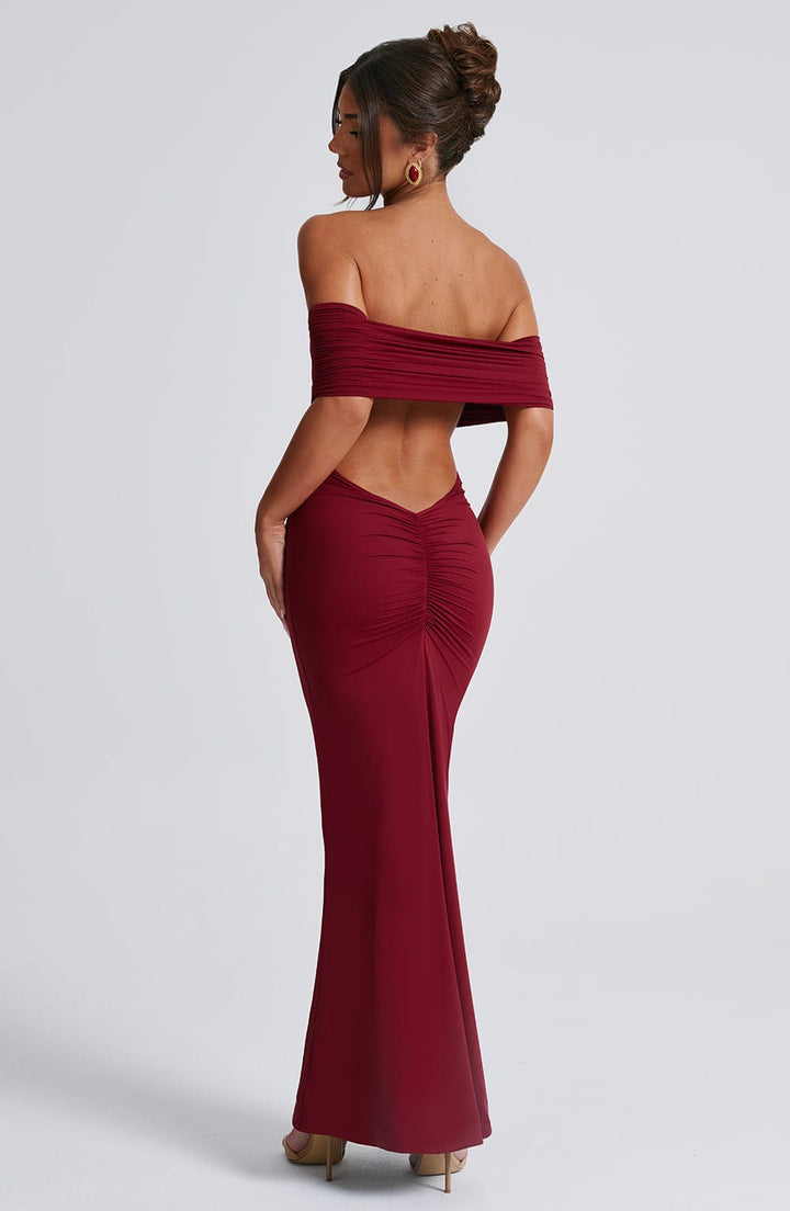 Eleanor | Refined Long Bardot Dress