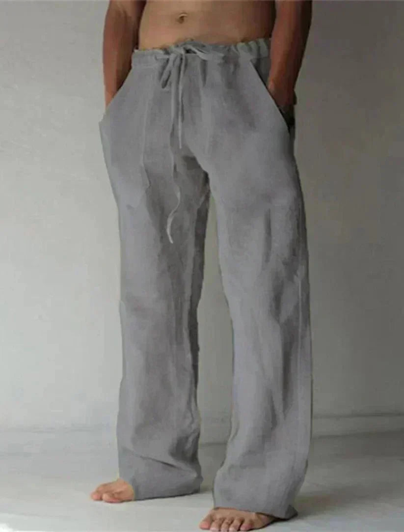Brian - Relaxed fit pants with velcro closure