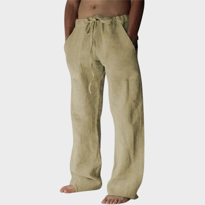 Brian - Relaxed fit pants with velcro closure
