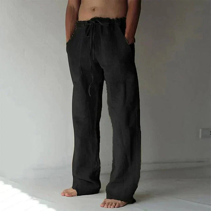 Brian - Relaxed fit pants with velcro closure