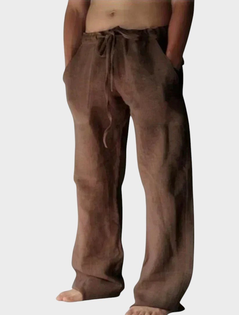 Brian - Relaxed fit pants with velcro closure